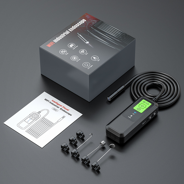 1440P HD Endoscope Camera 7.9mm 10M Length Rigid Endoscope Wifi Endoscope Camera for Mobile