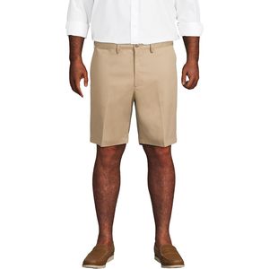 FOXA Men's <b>9</b>" No <b>Iron</b> Chino Shorts Cotton Comfort Waist Anti-Wrinkle Pockets - Product Image 1