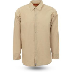 Chemise de travail à manches longues pour homme avec fermeture à pression, S14, 100% coton, uniforme industriel - Product Image 1