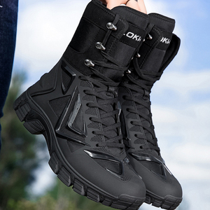 Botas tácticas de malla transpirable negras para hombre DSF54 AS3S LOKWT, calzado de senderismo para exteriores para todas las estaciones, nuevo diseño. - Product Image 6