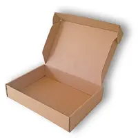 Boîte d'emballage en papier Kraft pour chaussures, avec Logo imprimé, taille personnalisée, 1 pièce