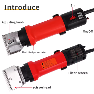 เครื่องตัดขนสัตว์แบบพกพาไร้สาย AHC-002 6 ระดับความเร็ว ใช้แบตเตอรี่ ชาร์จไฟได้ - Product Image 5