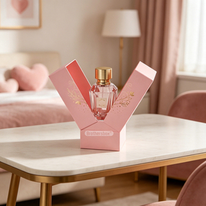 Caja Rígida de Lujo para Perfume con Diseño Personalizado de Boutique, Caja de Perfume de Doble Puerta con Inserto - Product Image 1