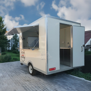 Grade Sandwich Trailer Premium Bubble Tea Truck VIN Certified Street Food Cart - Product Image 3