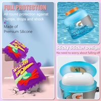 Étui pour écouteurs 3D Food Desert Kawaii, coque rigide tendance avec porte-clés pour filles et enfants, compatible avec AirPods 1 2 3 4 et IPods Pro 2 Pro3