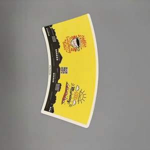 แก้วกระดาษเคลือบ PE ด้านเดียวสำหรับบรรจุภัณฑ์อาหาร พิมพ์เฟล็กโซกราฟี สำหรับเครื่องดื่มและขนมขบเคี้ยว ขายส่ง - Product Image 5