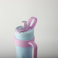 Tasse à café de voyage en métal standard à double paroi en acier inoxydable 316L 40 oz personnalisée gobelet de 40 oz avec poignée