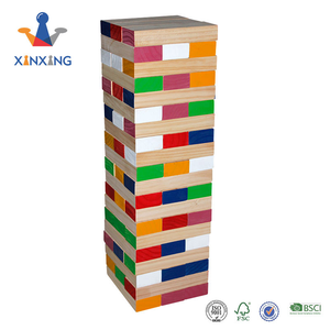 <span class=keywords><strong>Jeu</strong></span> <span class=keywords><strong>de</strong></span> pelouse à empiler en bois Jumbo pour l'extérieur Paulownia Tumbling Tower Games - Product Image 5
