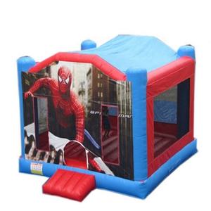 Château gonflable <span class=keywords><strong>Spiderman</strong></span> pour enfants 4x3,5m - Château gonflable commercial certifié CE avec souffleur pour location de fête - Product Image 1