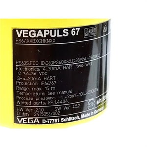 เครื่องวัดระดับเรดาร์แบบโซลิดสเตต Vegapuls 67 พร้อมเสาอากาศพลาสติก ความถี่ 26GHz รองรับแอป Tuya รุ่น PS.UXBXCHANAX - Product Image 1