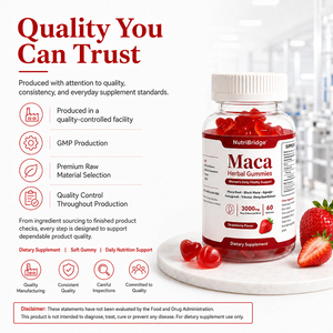 Compra al por Mayor, MOQ Bajo, Pedido de Muestra, Gomitas de Maca de Alta Potencia, Apoyo para la Libido - Product Image 2