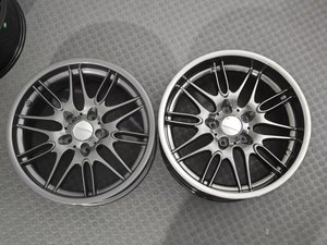 ล้อแม็กซ์แฟชั่นทรงดิ้น ขอบ 18x8 18x9.5 ขนาด 5x120 PCD สีไฮเปอร์แบล็ค สำหรับรถ <span class=keywords><strong>BMW</strong></span> E39 <span class=keywords><strong>E40</strong></span> E30 - Product Image 2
