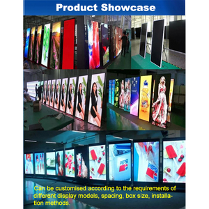 Wifi 4G Control P1.86 P2 P2.5 P3 Digital Display Indoor Led Mirror Totem Floor Standing Advertising Led Poster Display <b>Screen</b> - Product Image 5