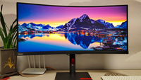 Écran LCD incurvé moderne au format C pour les espaces commerciaux et de vente au détail et ordinateur PC