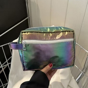 Laser Waterproof Down Toiletry <b>Bag</b> Fashionable Custom Cosmetic <b>Wash</b> Storage <b>Bags</b> <b>for</b> Women Girl <b>Men</b> Travel Beach Outdoor - Product Image 3