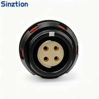Conector de Cable a Prueba de Agua Sinztion Serie F Multipolar Tipo Aviador |   Enchufe de Empuje y Extracción Resistente a Impactos para Dispositivos Electrónicos de Transporte
