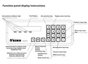 Hochpräziser SDS3-1 magnetischer Maßstab DRO Kit Einachsiger linearer optischer Encoder KA300 Sensor Encoder DRO für Fräsmaschine - Product Image 3