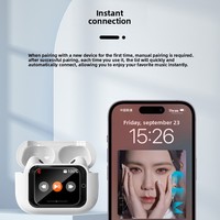 Écouteurs intra-auriculaires Huaqiangbei New-style Pro 5.4 avec réduction de bruit ENC, affichage intelligent, compatibles iOS et Android A11