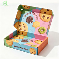 Boîtes personnalisées gaufrées avec logo, en matériaux recyclés, emballages écologiques en papier, boîtes postales ondulées pour biscuits, sushis et nouilles
