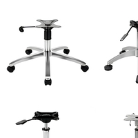 Base de chaise de bureau moderne en métal robuste avec installation facile