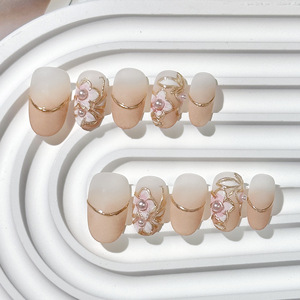 Prix de gros d'usine ongles faits à la <span class=keywords><strong>main</strong></span> presse sur haute qualité vente chaude conception mixte ABS acrylique ongles artificiels - Product Image 5