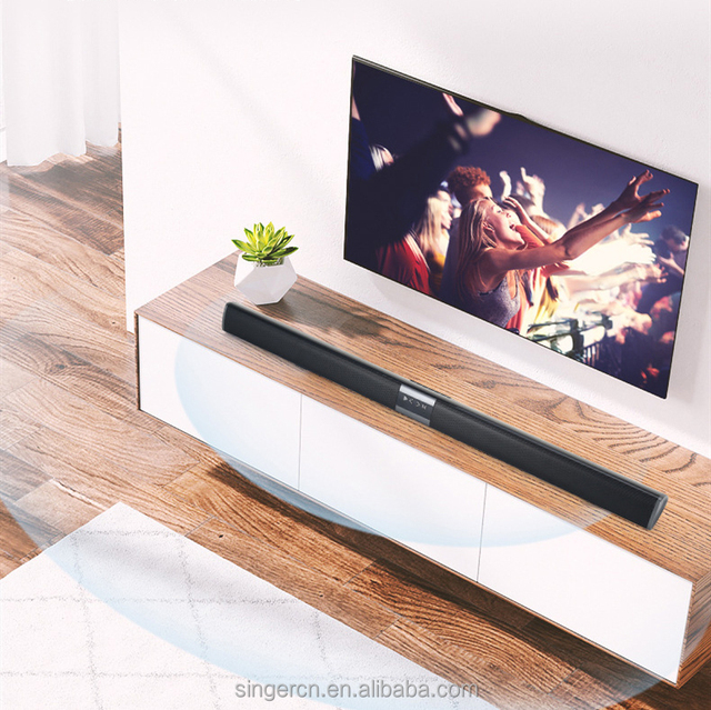 E-5005K Best Home Theater Wireless/BT/Bluetooth Sound Bars TV Speaker Soundbar for Movie/Music/News With OPT/Remote Control