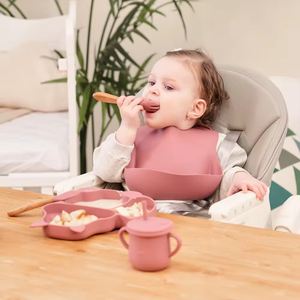 Eversoul OEM ODM Service Lot de <span class=keywords><strong>9</strong></span> couverts en silicone de qualité alimentaire en forme d'écureuil, assiette à manger pour enfants, ensemble d'alimentation en silicone pour <span class=keywords><strong>bébé</strong></span> - Product Image 5
