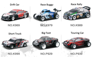 Voitures <span class=keywords><strong>RC</strong></span> WLTOYS <span class=keywords><strong>K969</strong></span> & K989 4WD Drift Échelle 1:28, Châssis en Aluminium Métal, Jouet Radiocommandé - Product Image 4