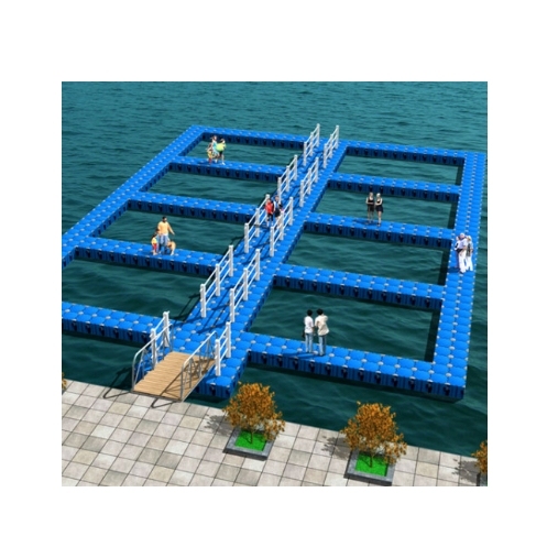 Modular HDPE Floating Dock with Piston for Jet Ski and Boat Plastic Pontoon Bridge Ferry Berth Water Bar House