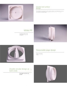 Hiện Đại Nhựa Một Cách Kiểm Tra Van Cho Nhà Bếp Phạm Vi Mui Xe Công Cộng Ống Khói Van Cho Ngoài Trời Tầng Hầm Kho Phòng Khách Hội Thảo - Product Image 6