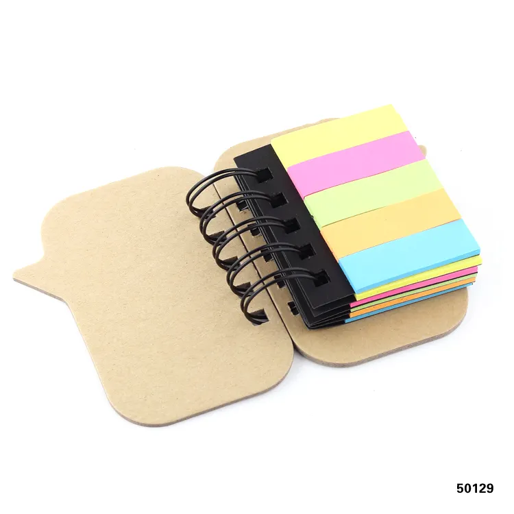 Leuke Dialoogvenster Vorm Mini Sticky Notes Groothandel Reclame Notepad Voor School En Kantoor Kleine Spiraal Memo Pad