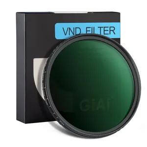 GiAi Agent brand ND8-2000 filter multi layer coating Camera Variable ND Filter 37mm 49mm