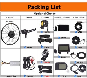 Ebike Kit Motor Conversion 20 26 Inch Factory Cheap Price 500w1000w with Ce Approved Bike 36v 48v 500w 7 - Product Image 4