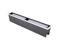 Arandela de pared integrada moderna de 10W, 20W, 30W, lámpara de rejilla LED con Control remoto, escaparate de museo, luz de techo, foco antideslumbrante Cob
