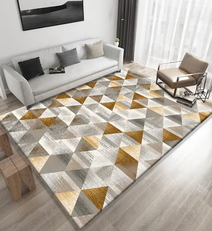 מודרני שטיחים לסלון 3D דפוס אנטי להחליק גדול שטיח מלון חדר שטיח מיטת מחצלות