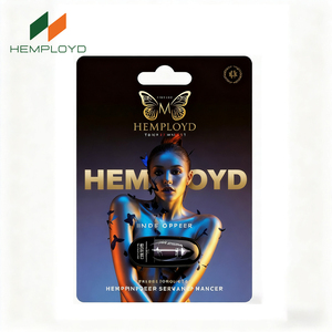 Venta al por mayor personalizado Rhino 100k 150K 200K cápsula mejora píldoras medicina 3D Tarjeta de embalaje con caja de exhibición de papel - Product Image 2