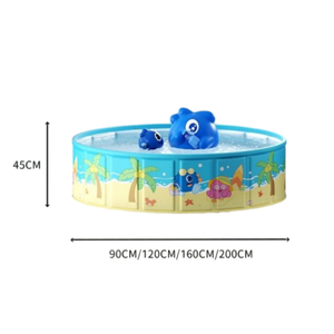 Piscina de juegos de agua plegable gruesa grande para adultos y niños, instalaciones de entretenimiento de agua inflables para el hogar al aire libre - Product Image 2