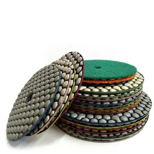 5英寸125毫米干抛光垫大理石树脂抛光垫花岗岩柔性抛光垫 - Product Image 1