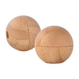 Инновационная разлагаемая Экологичная оптовая продажа, 10 г, 15 г, 1 унция, 50 мл, контейнеры для крема для лица для тела, косметическая бамбуковая банка - Product Image 1