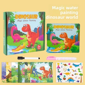Libros de pintura al agua de madera para niños personalizables, suministros de arte para la primera infancia Sin desorden para niños, aprendizaje de expresiones creativas - Product Image 4