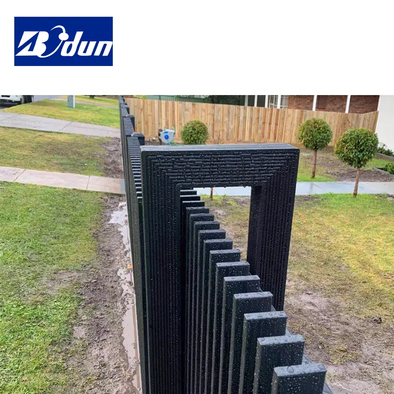 Popular Design Powder Coated Home Garden Aluminum Welded Vertical Blade Fence Pool Fence for Australia Market