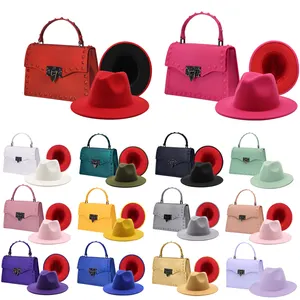 Модные сумки из ПВХ, комплект женских сумок на плечо, шляпа и заклепки, дизайнерские роскошные сумки для женщин, 2022