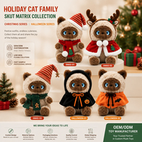 Jouet intelligent pour chat avec IA, Compagnon vocal IA, Jouets en peluche OEM, Compagnon d'apprentissage, Cadeau de Noël, Compagnon éducatif