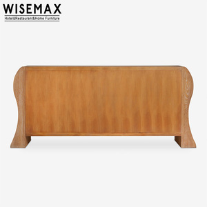 Meubles WISEMAX, meubles rétro américains pour la maison, commode en bois massif, console de <span class=keywords><strong>rangement</strong></span> murale vintage pour le salon - Product Image 6