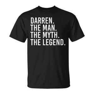 Camiseta Promocional con la Idea de DARREN, el Hombre, el Mito, la Leyenda - Product Image 1