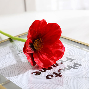 Hot-bán PU Chất liệu thuốc phiện hoa nhân tạo cho trang trí - Product Image 6