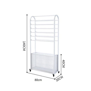 Nouveau présentoir de stockage d'étagère de produit de magasin floral, papier d'emballage de fleur, rubans, cordes de satin, affichage coloré de cordes - Product Image 6