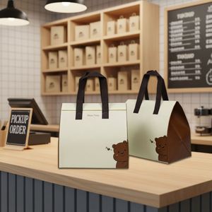 Wholesale Recyclable Eco-Friendly Non-Woven Thermal Insulated Cooler Bag Cartoon Foldable Custom Printing Waterproof Food - Product Image 1
