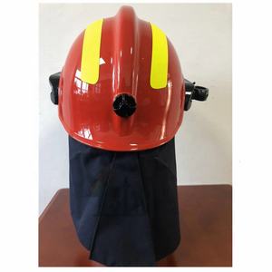 خوذة حريق قصيرة من نوع الاتحاد الأوروبي للوجه بالكامل لإطفاء الحرائق مع معيار EN - Product Image 3