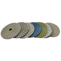 Tampons de polissage diamantés super flexibles de haute qualité pour le polissage à sec du granit, du quartz, du marbre et des pierres